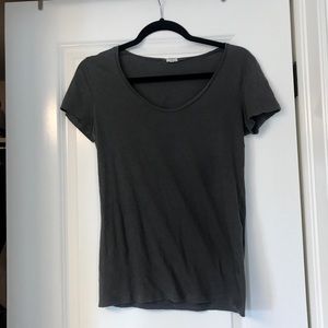 J Crew charcoal tee